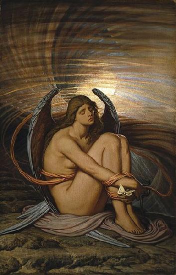 Elihu Vedder Soul in Bondage Germany oil painting art